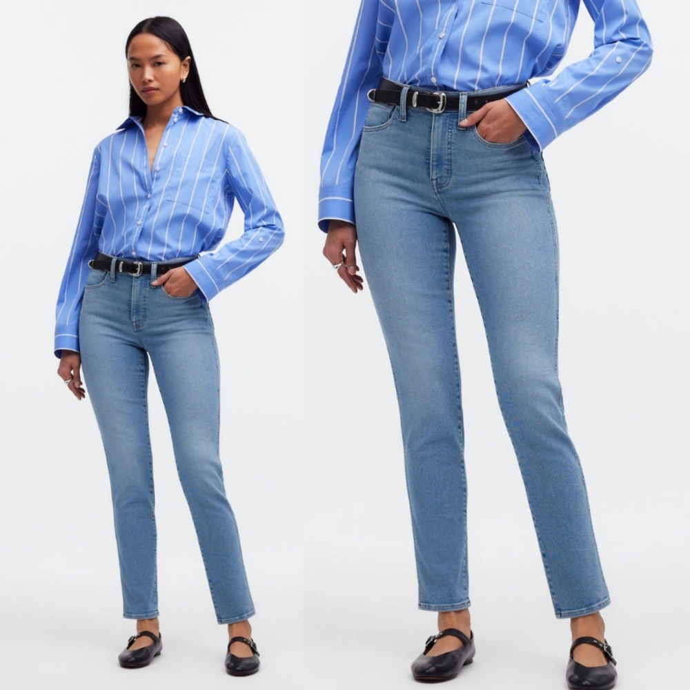 Madewell Stovepipe Jeans In Medium Wash Size 26